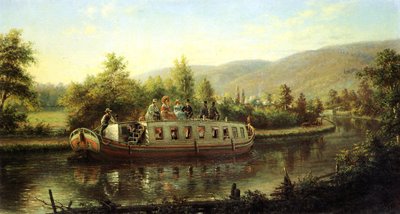A gyorsszállítás korai napjai (olaj, vászon) alkotó: Edward Lamson Henry