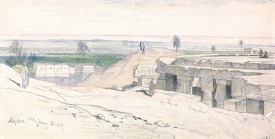 Abydos, 1867. január 12. 13:00 (134) alkotó: Edward Lear