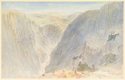 Agia Paraskevi, Epirusz, Görögország alkotó: Edward Lear