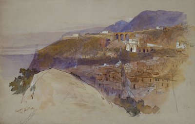 Bagnara a Messinai-szoros felett alkotó: Edward Lear
