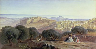 Betlehem, 1879 alkotó: Edward Lear