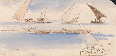 Csónakok alkotó: Edward Lear
