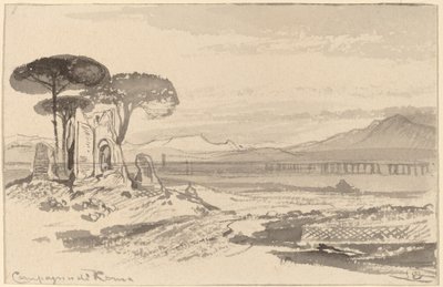 Róma vidék alkotó: Edward Lear