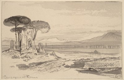 Római vidék alkotó: Edward Lear