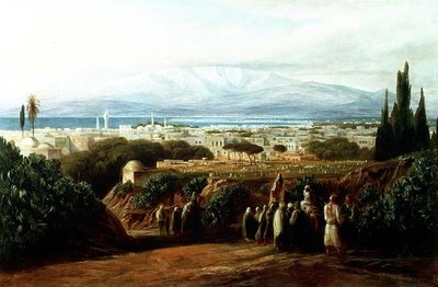 Város temetővel alkotó: Edward Lear