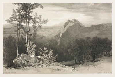 Civitella di Subiaco, c. 1840. alkotó: Edward Lear