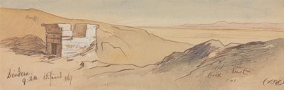 Dendera, 1867. január 15., 9:00 óra (156) alkotó: Edward Lear
