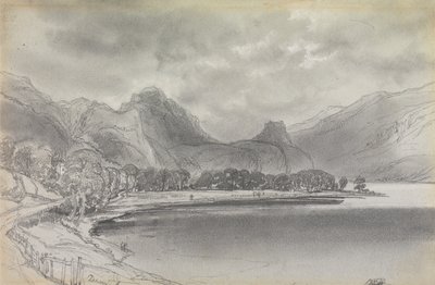 Derwentwater alkotó: Edward Lear