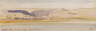 Garf Hosayn; 1867. január 31., délután 4 óra 20 perc (304) alkotó: Edward Lear