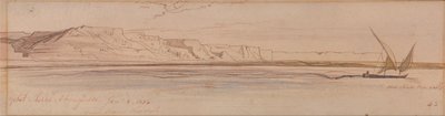 Gebel Sheikh Abu Fodde alkotó: Edward Lear