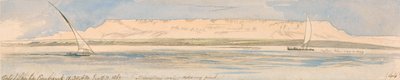 Gebel Sheikh Embarak alkotó: Edward Lear