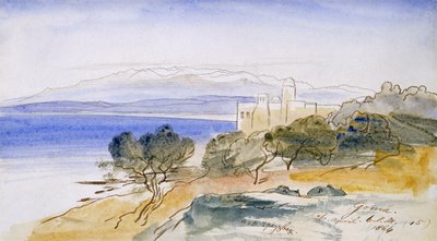 Gonia, 1864 (toll, tinta és WC papíron) alkotó: Edward Lear