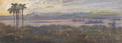 Indian River tájkép alkotó: Edward Lear