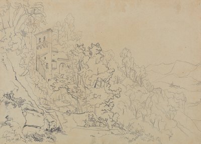 La Cava, 1838. július 20. alkotó: Edward Lear