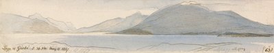 Garda-tó alkotó: Edward Lear