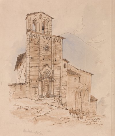 Leonessa, 1844. október 3. alkotó: Edward Lear