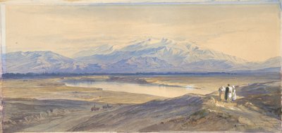 Az Olümposz-hegy Larissából, Thesszália, Görögország alkotó: Edward Lear