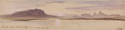 Abu Simbel közelében alkotó: Edward Lear