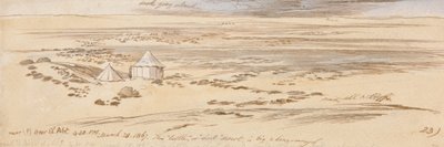 Beer El Abt közelében, 1867. március 28., 16:30 (23) alkotó: Edward Lear