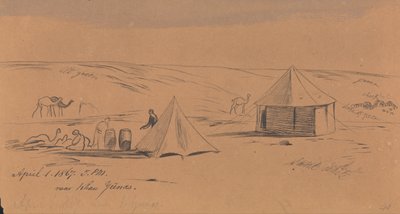 Khan Yunas közelében alkotó: Edward Lear