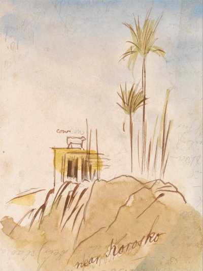 Korosko közelében alkotó: Edward Lear