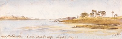 Maharraka közelében, 1867. február 13. 18:00 óra, 1867. február 13. (458) alkotó: Edward Lear