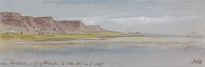 Mereeh vagy Garf Hossayn közelében, 1867. január 31., 16:00 óra (302) alkotó: Edward Lear