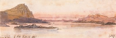 Tafa közelében, 1867. február 16. 18:00 óra, 1867. február 16. (507) alkotó: Edward Lear