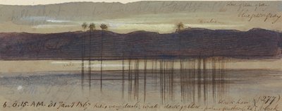 Philae, 1867. január 31., 6:00-6:15 (277) alkotó: Edward Lear