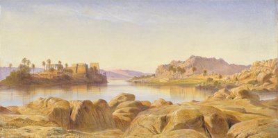 Philae, Egyiptom alkotó: Edward Lear