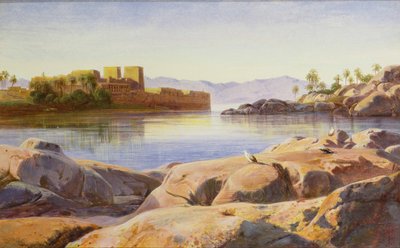 Philae a Níluson alkotó: Edward Lear