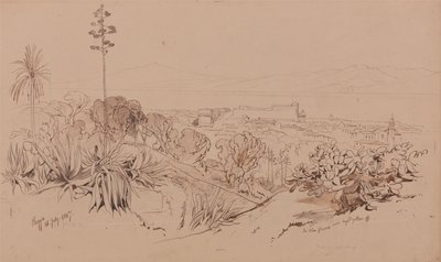 Reggio, 1847. július 26. alkotó: Edward Lear