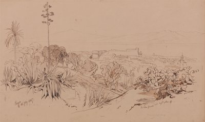 Reggio, 1847. július 26. alkotó: Edward Lear