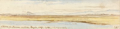 San Marino Ravenna felől alkotó: Edward Lear