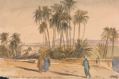 Sheikh El Wachshee, El Luxor alkotó: Edward Lear
