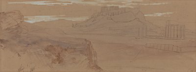 Athén vázlatai alkotó: Edward Lear