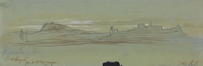 Szent Arkangyal, a vasúti kocsiból alkotó: Edward Lear