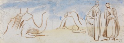 Tanulmányok a tevékről és az egyiptomi férfiakról alkotó: Edward Lear
