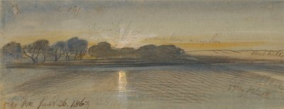 Naplemente a Níluson alkotó: Edward Lear