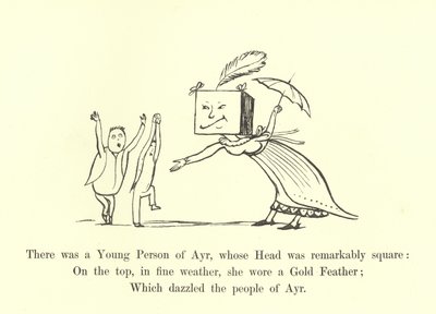 Volt egy fiatal Ayrben, akinek a feje rendkívül szögletes volt alkotó: Edward Lear
