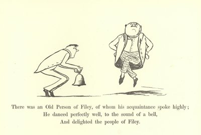 Volt Fileynek egy öregembere, akiről az ismerőse nagyot beszélt alkotó: Edward Lear