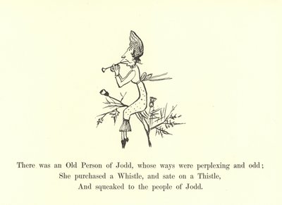 Volt egy joddi öregember, akinek a módszerei zavarba ejtőek és furcsák voltak. alkotó: Edward Lear