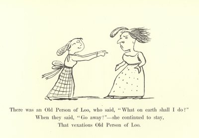 Volt egy öreg Looban, aki azt mondta: Mi a fenét csináljak alkotó: Edward Lear