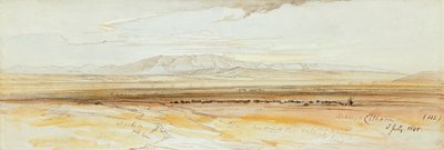 Két nézet Thébáról alkotó: Edward Lear