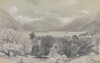 Ullswater, 1836. október 14 alkotó: Edward Lear