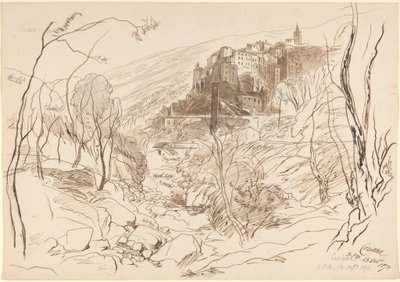 Kilátás Cerianára alkotó: Edward Lear
