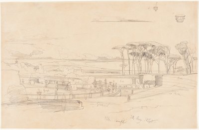 Villa Pamphili alkotó: Edward Lear