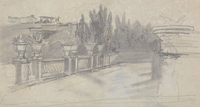Villa Torlania, korábban Villa Conti, Erascati alkotó: Edward Lear