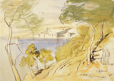 Villefranche alkotó: Edward Lear