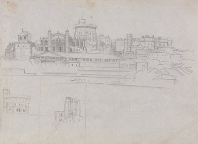 Windsor-kastély alkotó: Edward Lear